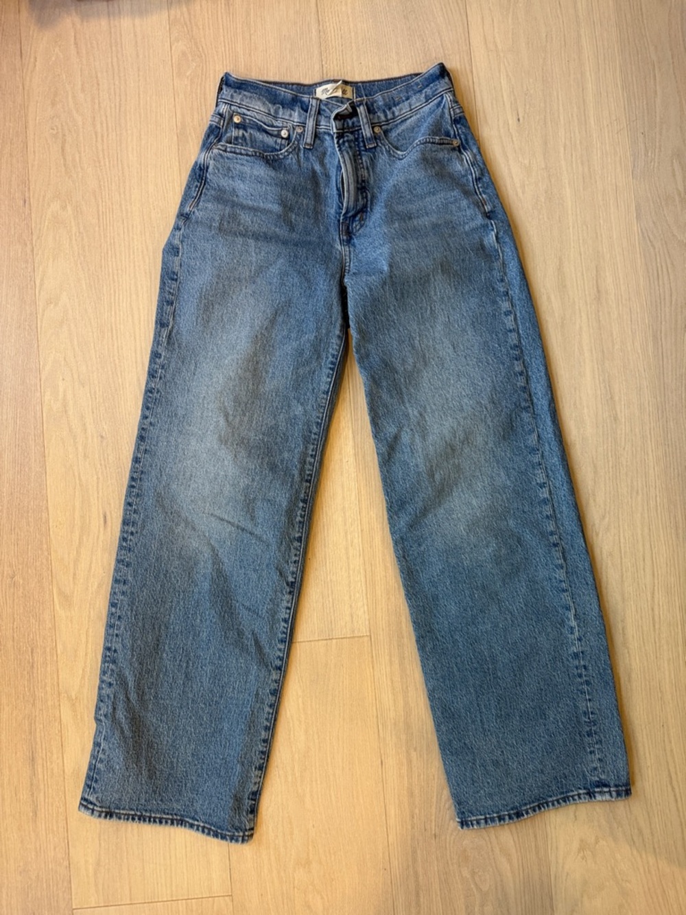 Madewell the Perfect Vintage Wide Leg Jean Medium Blue Wash